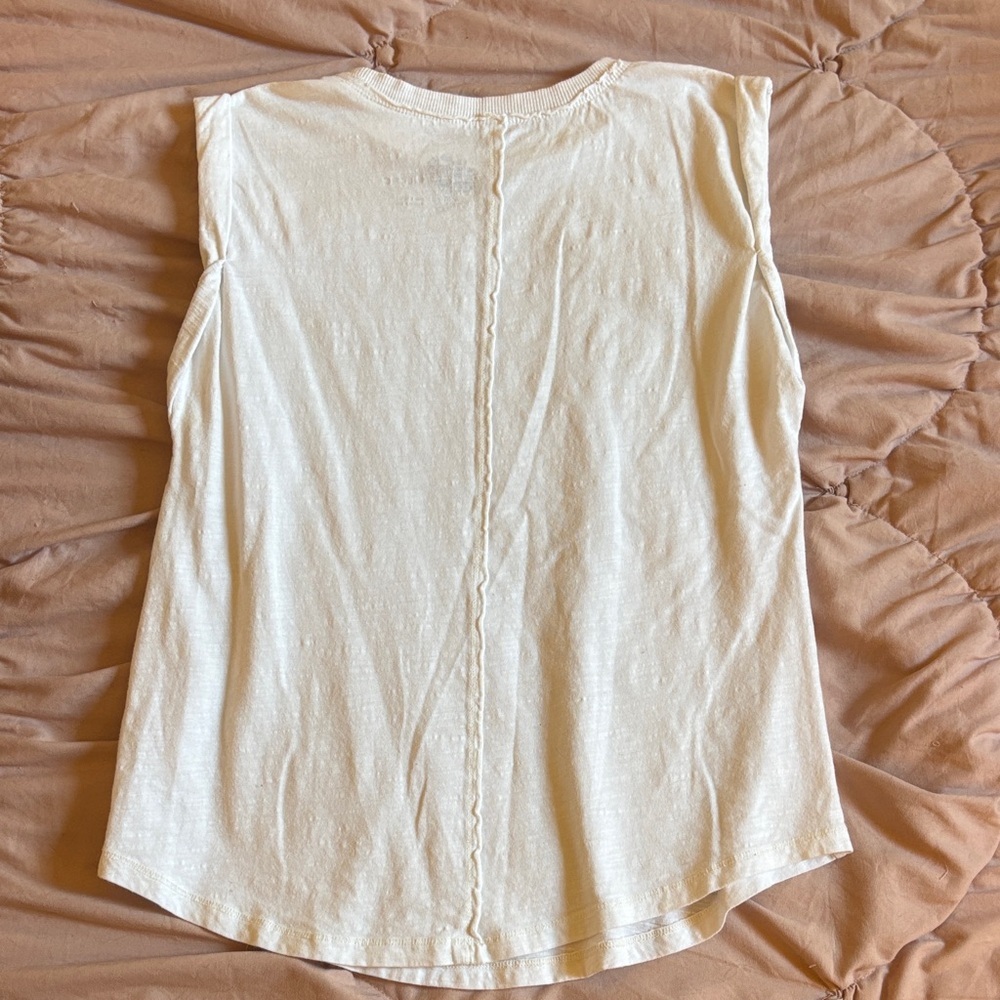 Pilcro by Anthropologie The Vinnie cotton Sleeve Tank - Picture 7 of 7